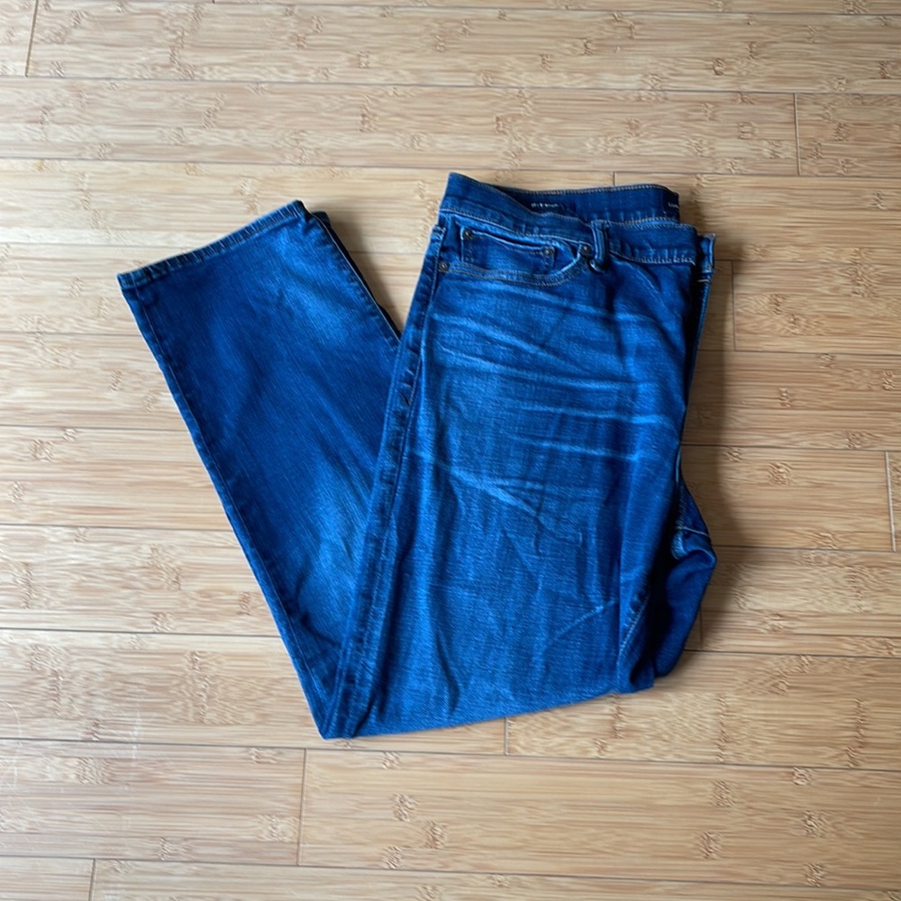 Lucky Brand 363 Vintage Straight Denim Blue Jeans Med/Dark Wash 38x30